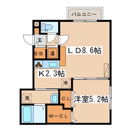 ＱＵＡＲＴＥＴ（カルテット）の物件間取画像